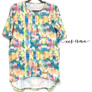 LuLaRoe Multi-Colored Irma Tunic Top